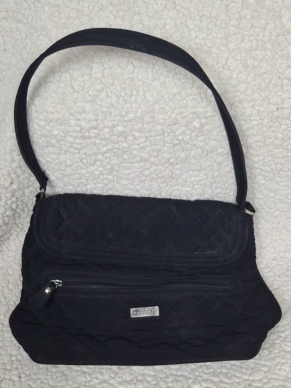 Vera Bradley Black Quilted Shoulder Bag
